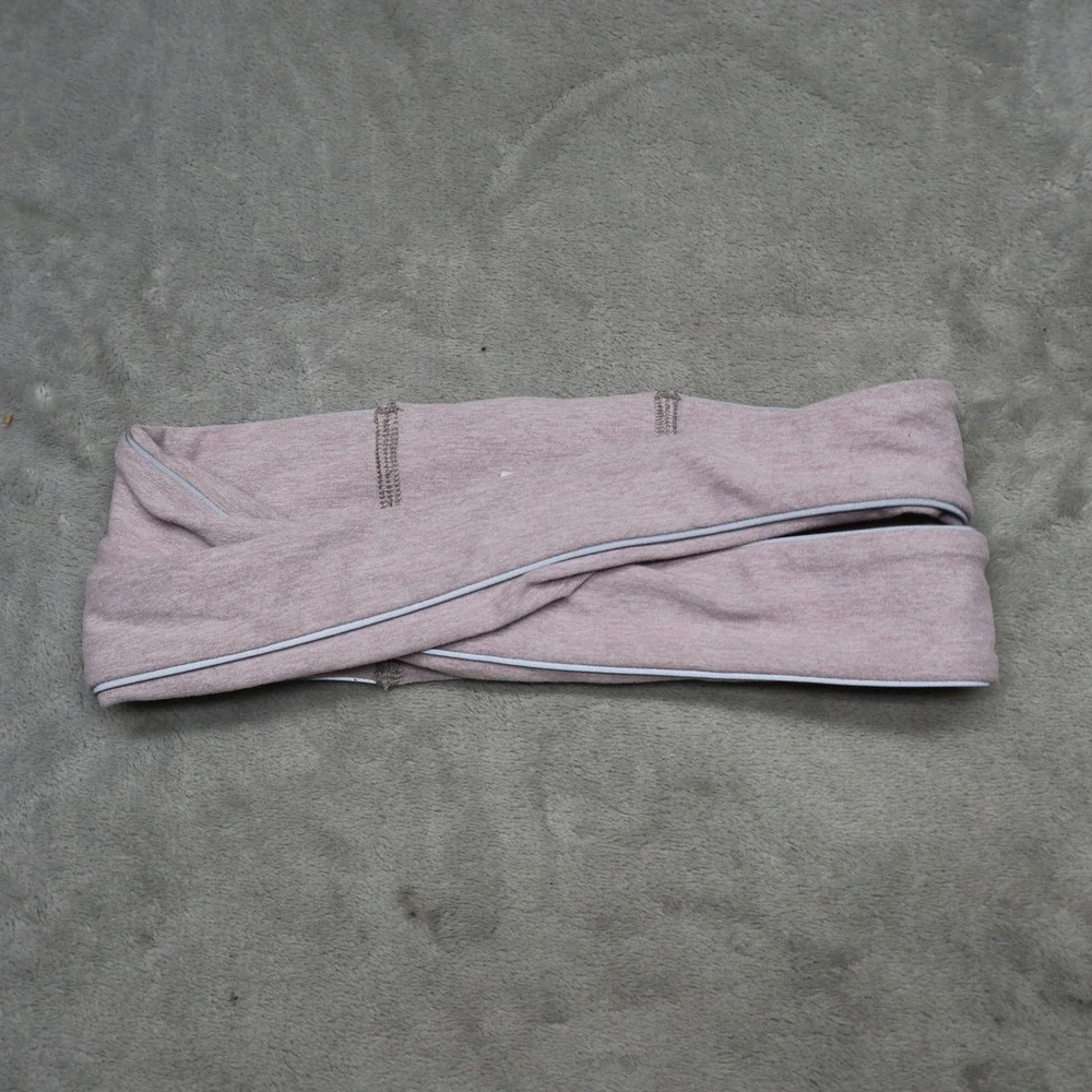 Lululemon Headband Women‎ One Size Pink Fly Away Tamer Stretch Luxtreme Athletic